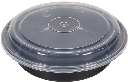 Maple - 8" Plastic Container Set Black