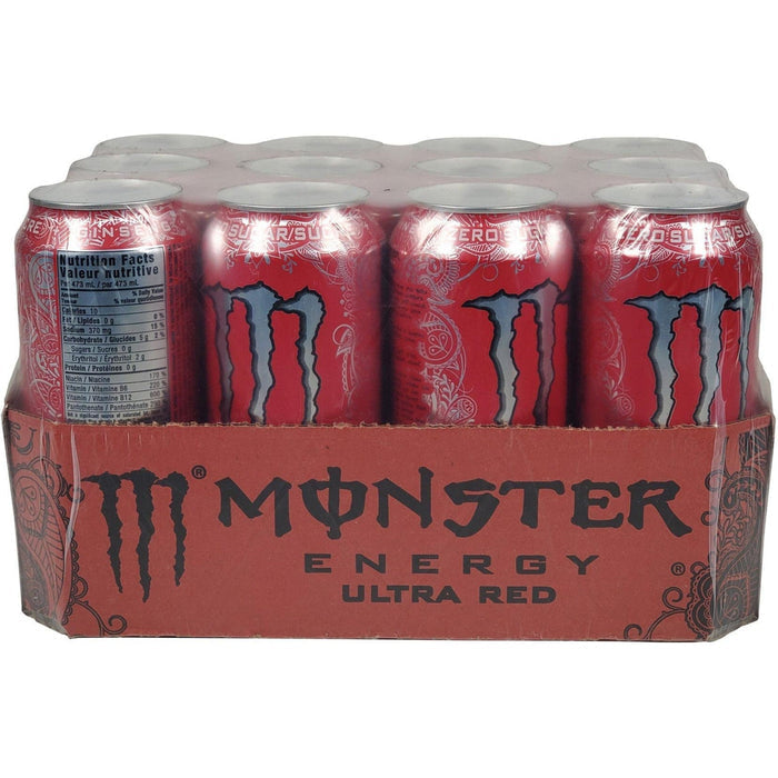 Monster - Ultra Red Energy Drink - Cans