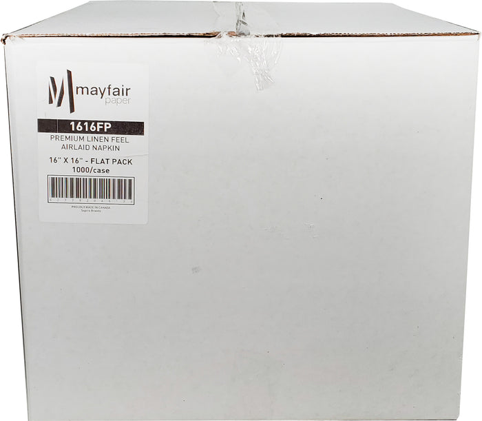 Mayfair - 16x16" - Airlaid Napkin - Flat Pack - 1616FP