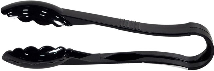 Omcan - 9" Black Scallop Tongs