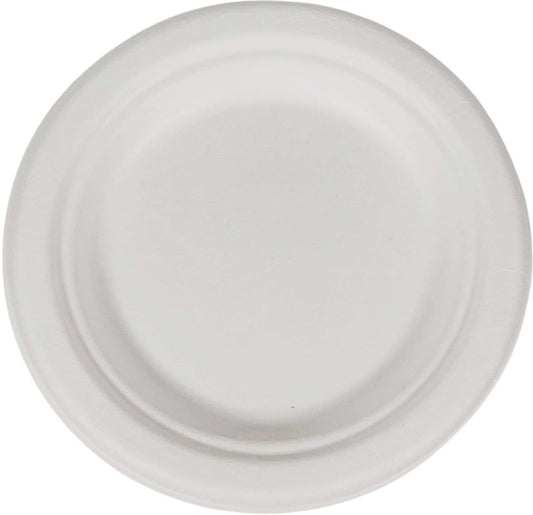 Eco-Craze - 9" Round Bagasse Lunch Plates