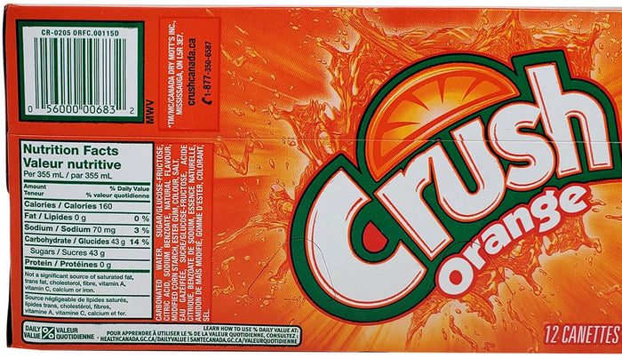 Crush - Orange - Cans