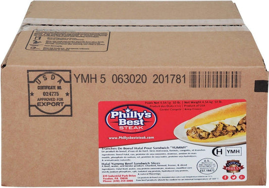 Philly's Best - Steak Portions 40 x 4oz - Halal