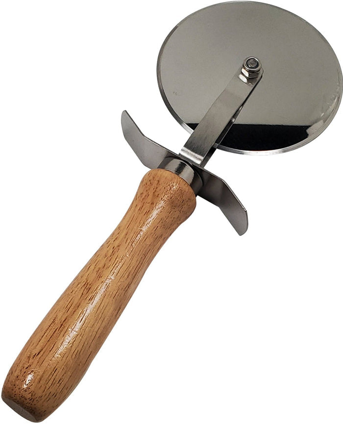 Pizza Cutter 4" - Wood Handle - SAG707400