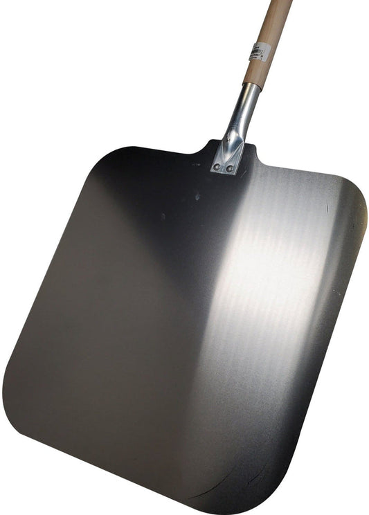 Pizza Peel - Aluminum - 16"x16"x48" Wood Handle - SAG601648