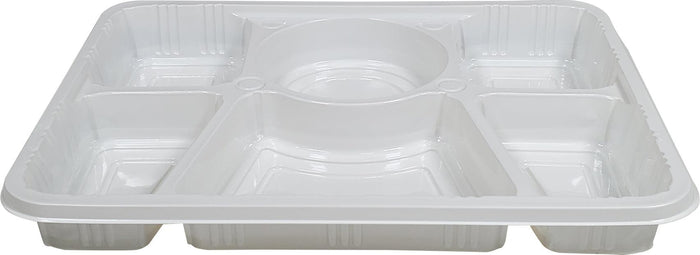 6 Compartment - Thali Tray - 50 ct