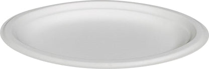 Eco-Craze - 10" Oval Bagasse Plate - Retail Pack