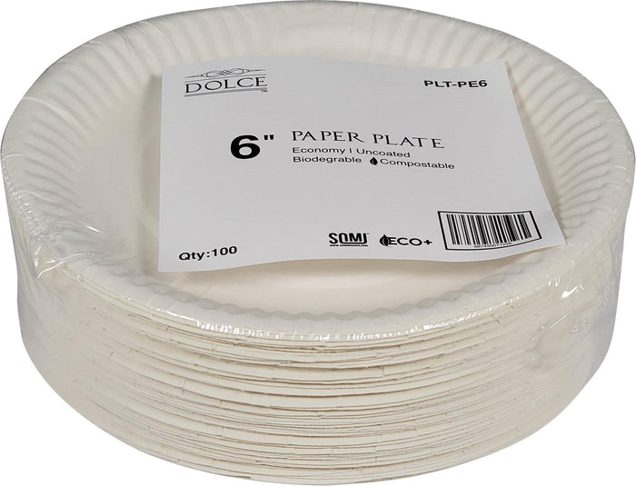 Dolce - 6" Paper Plate