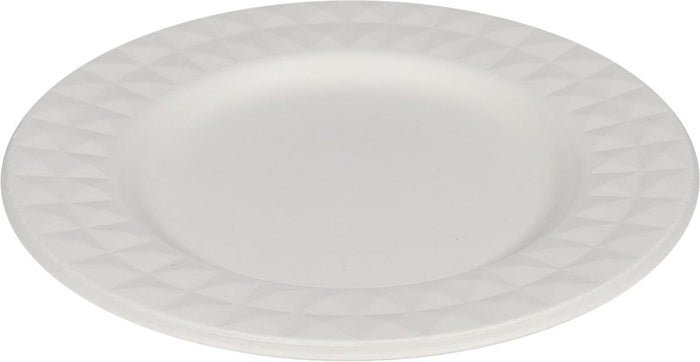 Eco-Craze - 7" Diamond Round Plate - Bagasse