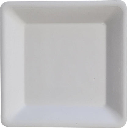 Eco-Craze - 6" Deep Square Plate - Bagasse