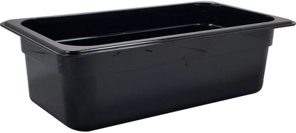 Poly Pan Black - 1/3 x 4" Deep