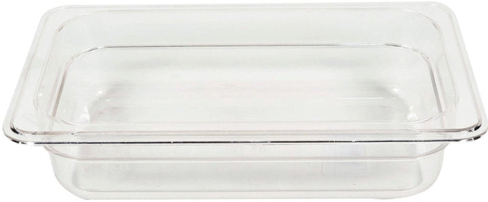 Poly Pan Clear - 1/4 x 2.5" Deep