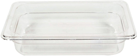 Poly Pan Clear - 1/4 x 2.5" Deep