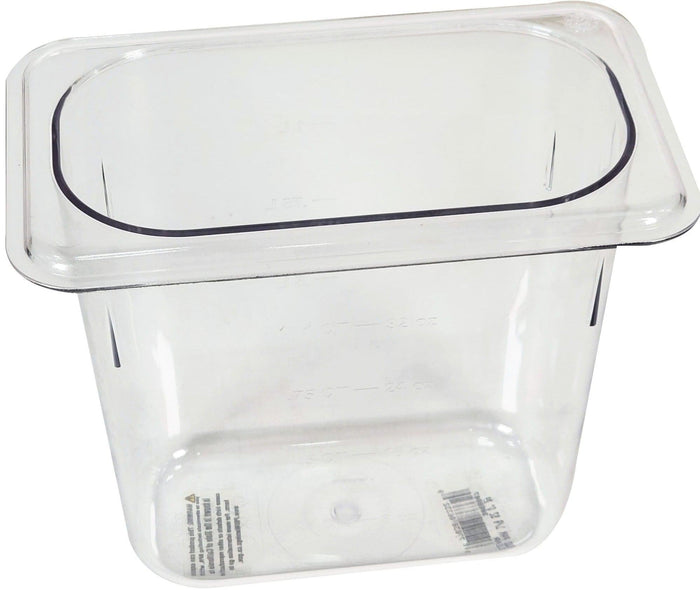 Poly Pan Clear - 1/9 x 6" Deep