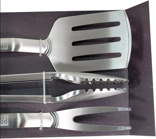 Pro-Kitchen - BBQ Set (Tongs, Spatula, Carving Fork)