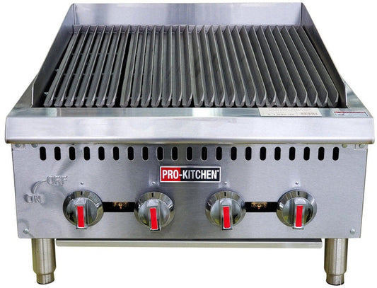 Pro-Kitchen - Charbroiler 80000 BTU 24"x30"x16" - GCB24