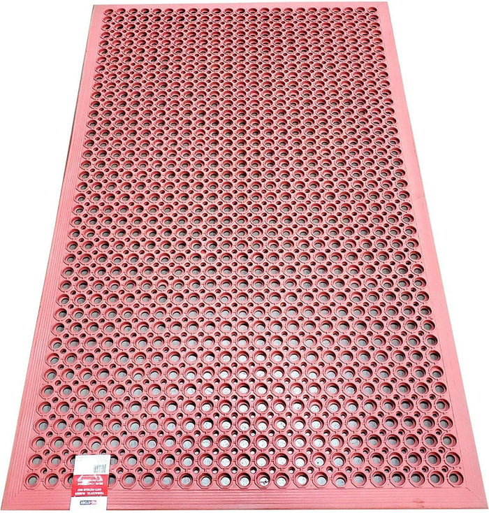 Pro-Kitchen - Red.Terracotta-Rubber Anti-Fatique Mat - 36"x60"