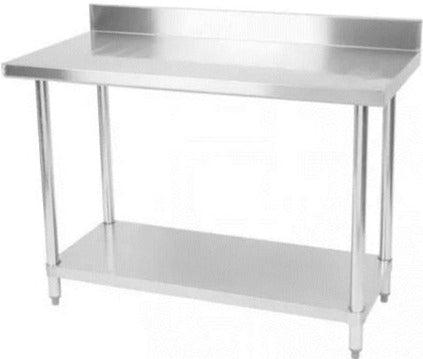 Pro-Kitchen - WorkTable SS w/ Backsplash - 30"D X 48"W