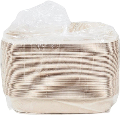 Eco-Craze/Rhino - 1000ml Rectangle Natural Pulp Box - CR1000