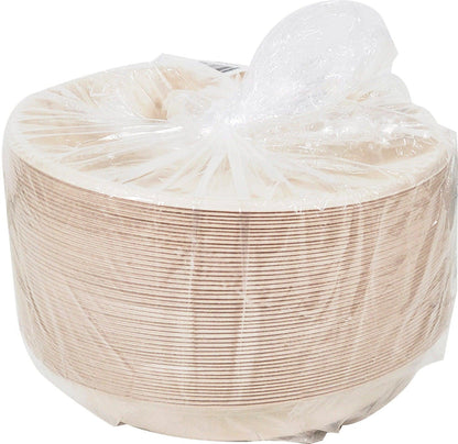 Eco-Craze/Rhino - 32oz Round Natural Pulp Bowl - CR32