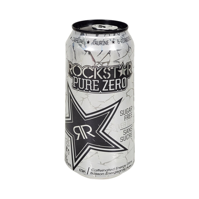 Rockstar - Silver Ice (Pure Zero) Energy Drink - Cans