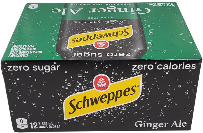 Schweppes - Zero Gingerale - Cans