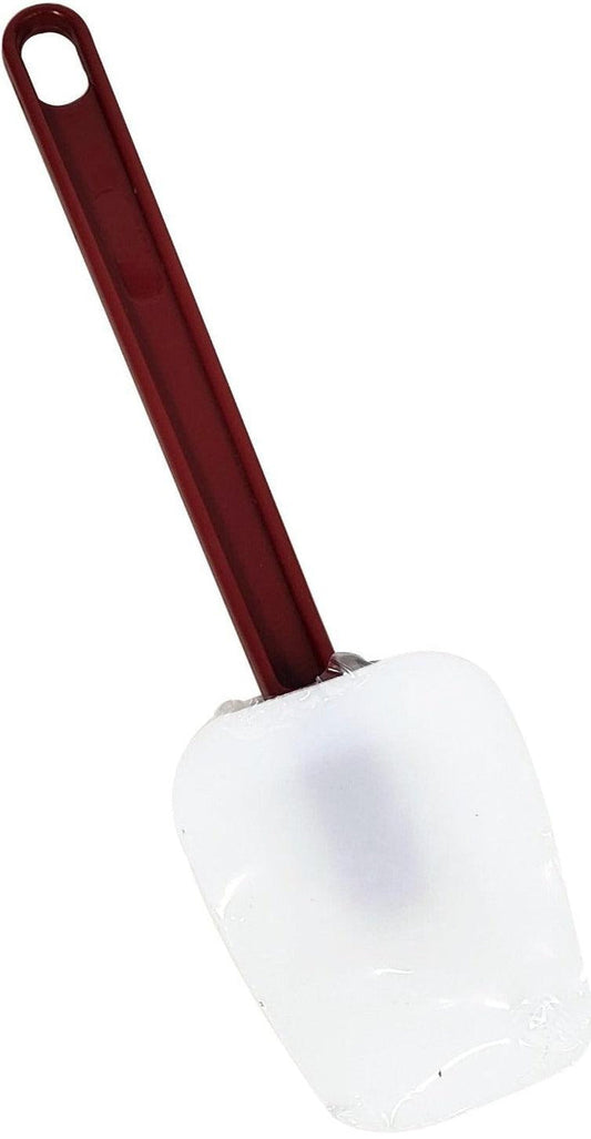 Silicone Scraper - 10" Bowl Shape - High Heat Red Handle