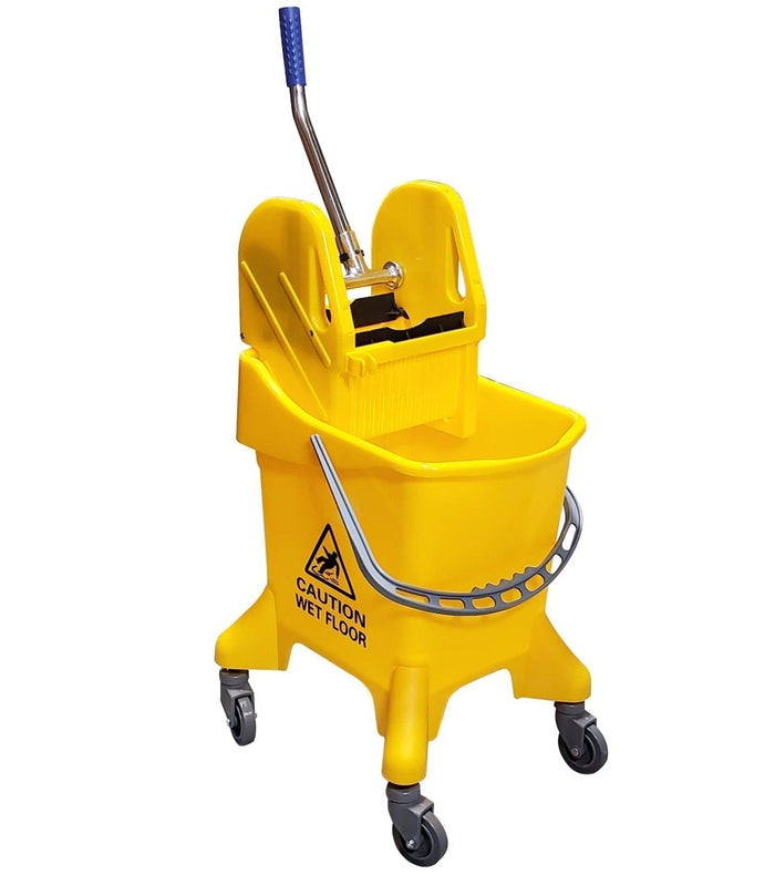 Spartano - 25L Down Press Mop Bucket w/ Wringer - Yellow - 4902