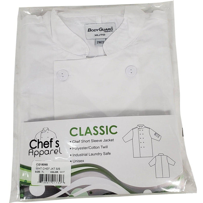 Spirito - Chef Jacket S/S 2XL-3XL - White - CI21809SS