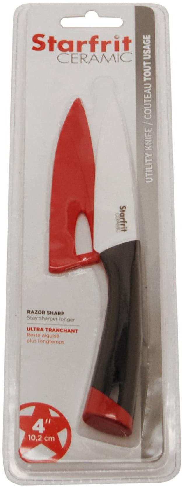 Starfrit - 4"Utility Knife - Ceramic - 6/04