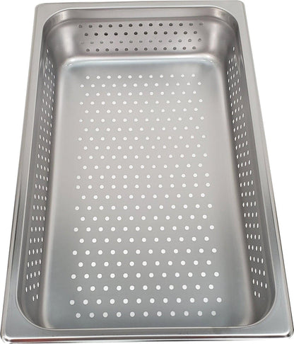 Steam Pan - Perforated - 1/1 Size - 4" Deep