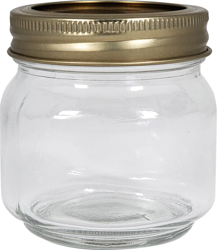 Mason / Canning Jar w/Lid - 8oz/236ml