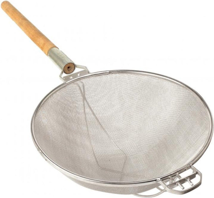 Strainer - Heavy Duty Double Mesh 14" - Long Handle - OM81005