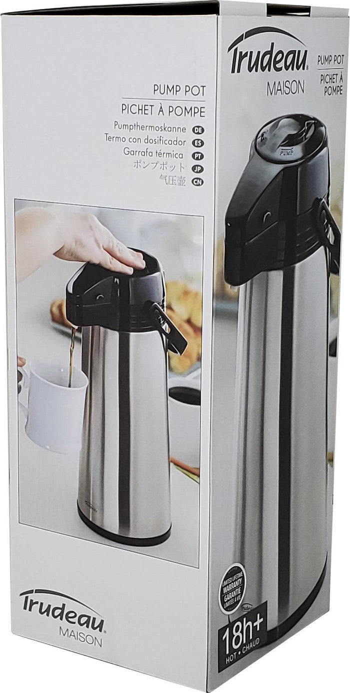 Pro-Kitchen - Pump Carafe SS 64oz - Coffee/Tea Dispenser