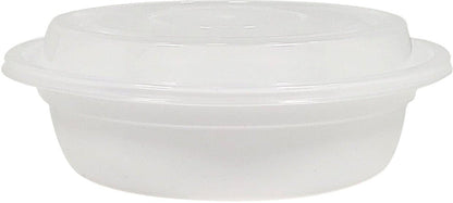 Value+ - 6" Plastic Container Sets Round - White - 918W