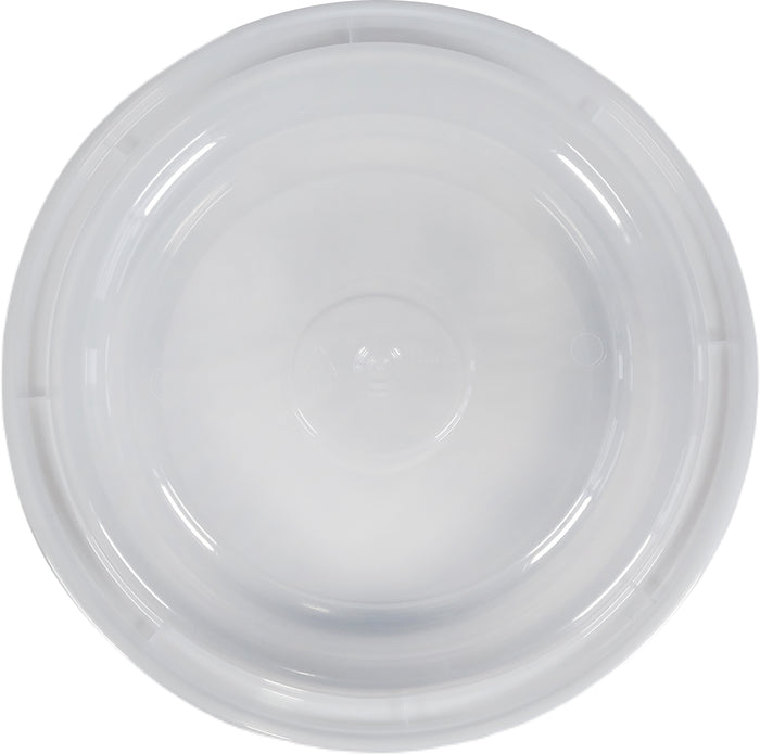 Rhino - Heavy 6" Round Combo PP Container - White