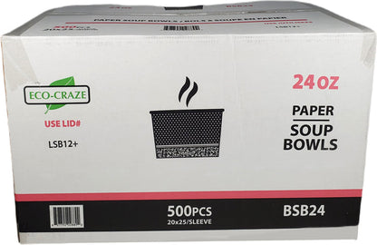 CLR - Eco-Craze - Paper Soup Bowl - 24oz