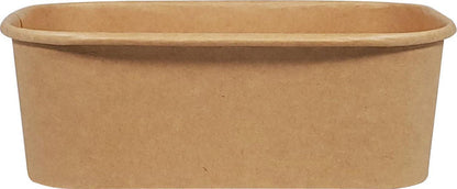 Eco-Craze - Kraft PE-Lined Paper Container - Rectangular - 750ml - SR-750K