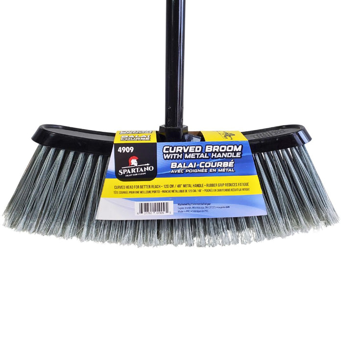 Spartano - Curved Broom with 48" Metal Handle - 4909