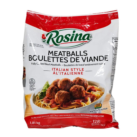 Rosina - Fully Cooked - Halal Meatballs - 1 oz - 2 x 5 LBS