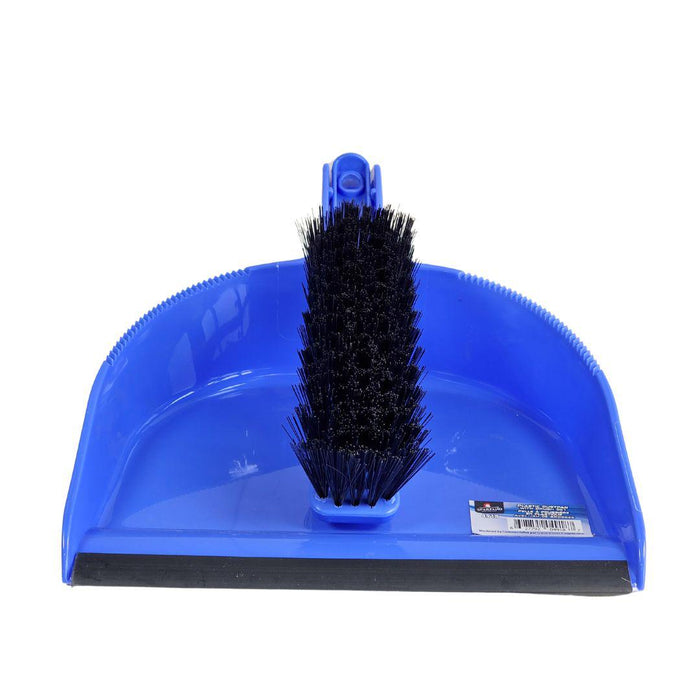 Spartano - Plastic Dustpan with Brush Set - Blue - 4918