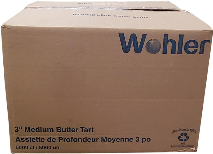 XE - Wohler - 3" Medium Foil Butter Tart Form