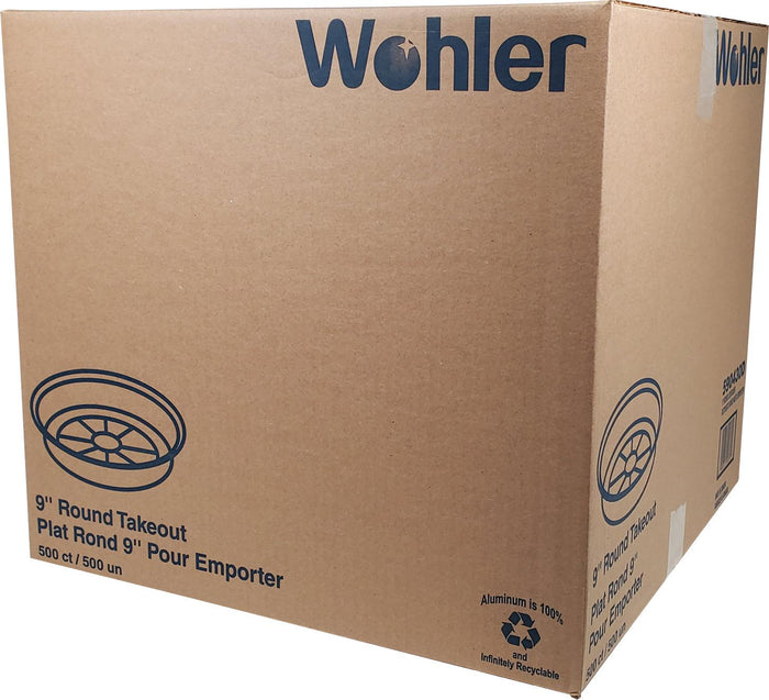 XE - Wohler - 9" Round Foil Container 30 Gauge