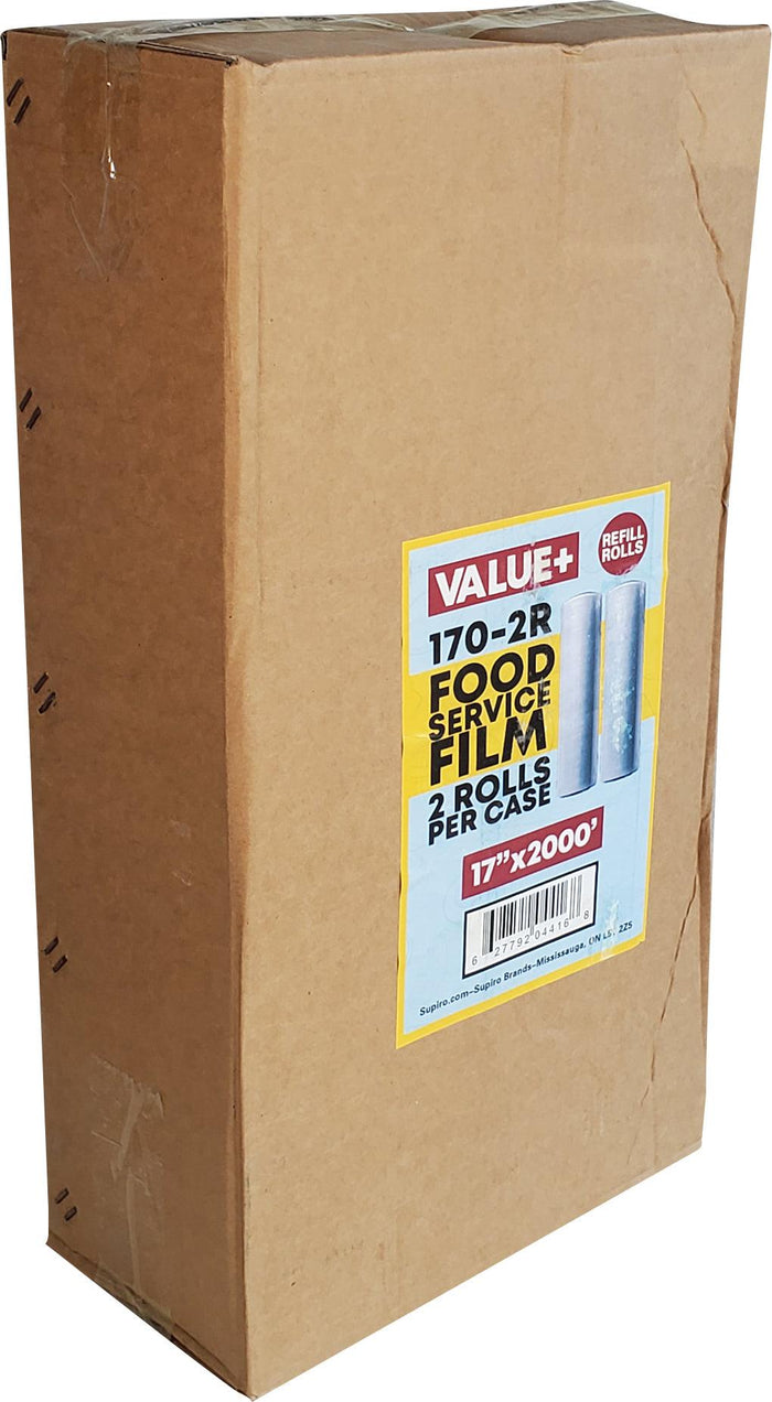 Value+ - 17" x 2000' Food Service Wrap Refill Rolls - 170-2R