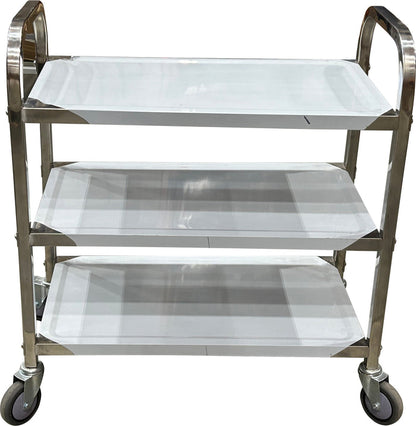 Spartano - Small, 3 Shelf Service Trolley, S/S - 4897