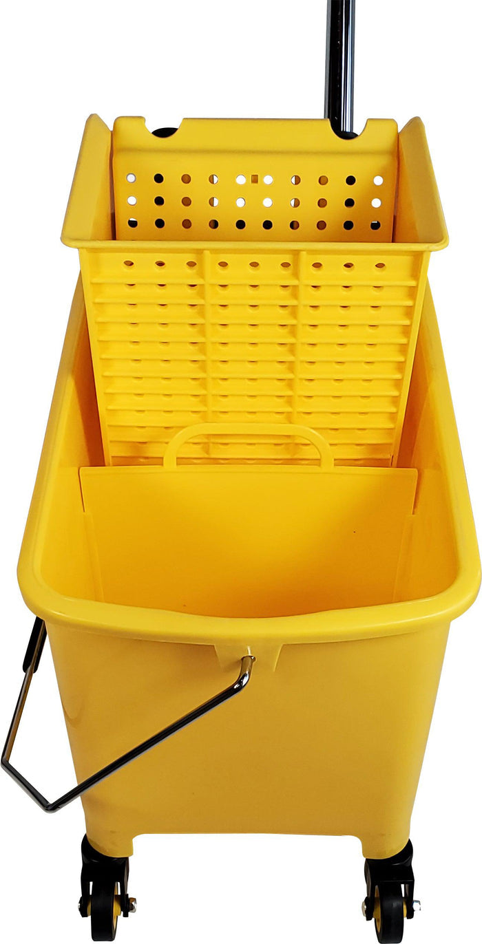 Spartano - 19L Mop Bucket with Down Press Wringer - Yellow - 4940