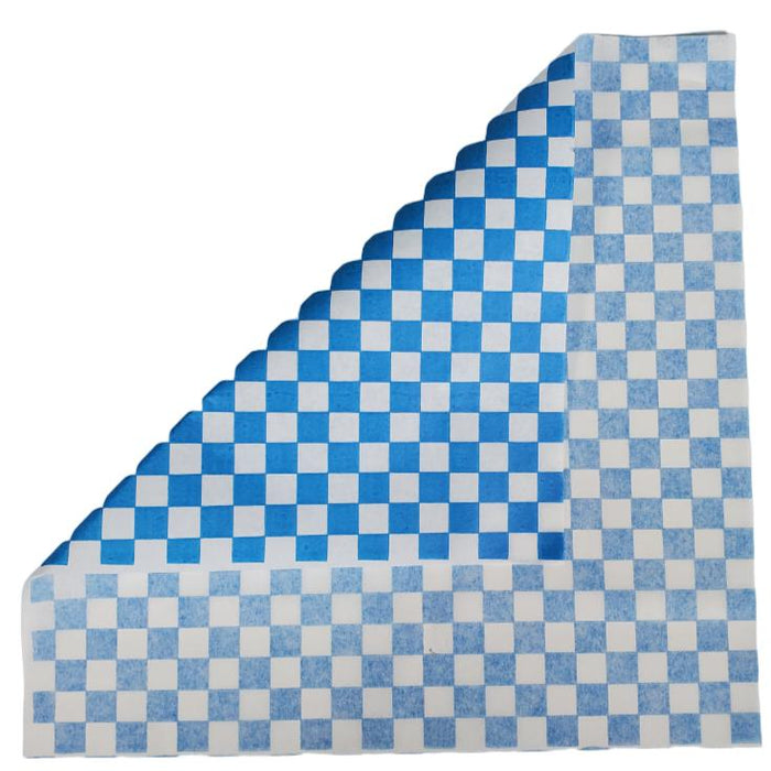 XC - Checkered Sheets - Blue - 14"x14" - 172062